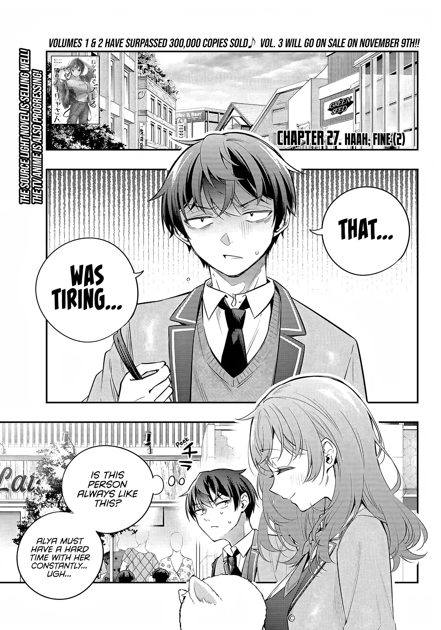 Read Alya Sometimes Hides Her Feelings In Russian EN Manga Online