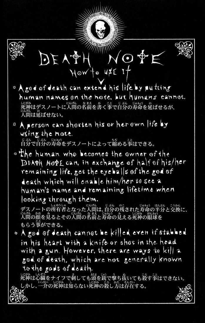 Read Death Note EN Manga Online