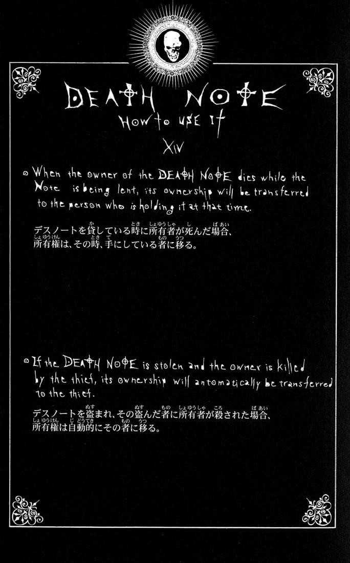 Read Death Note EN Manga Online