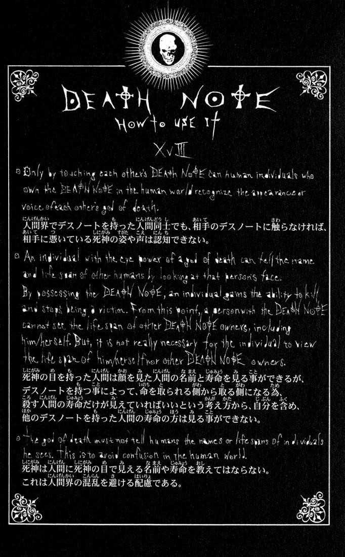 Read Death Note EN Manga Online