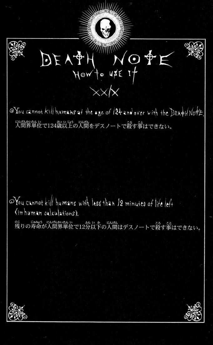 Read Death Note EN Manga Online