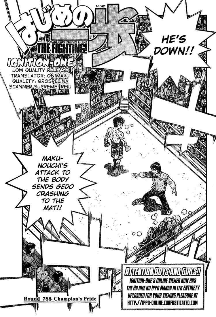 Read HAJIME NO IPPO EN Manga Online