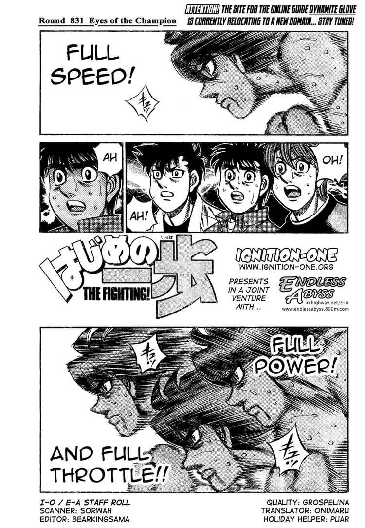 Read HAJIME NO IPPO EN Manga Online