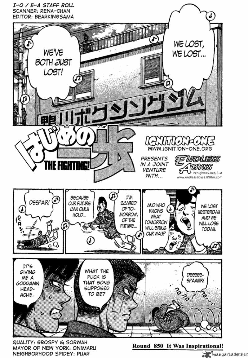 Read HAJIME NO IPPO EN Manga Online