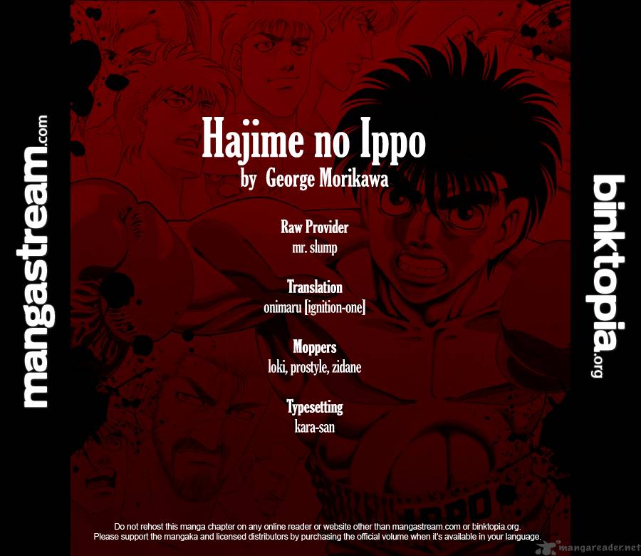 Read HAJIME NO IPPO EN Manga Online