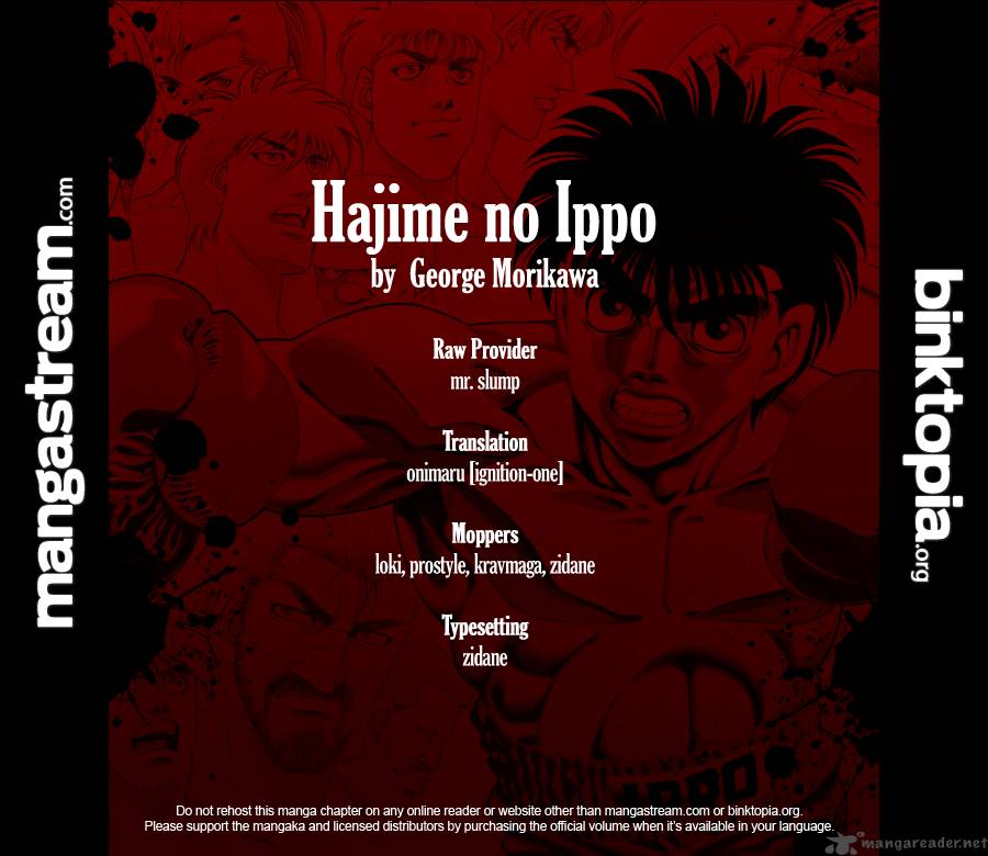 Read HAJIME NO IPPO EN Manga Online