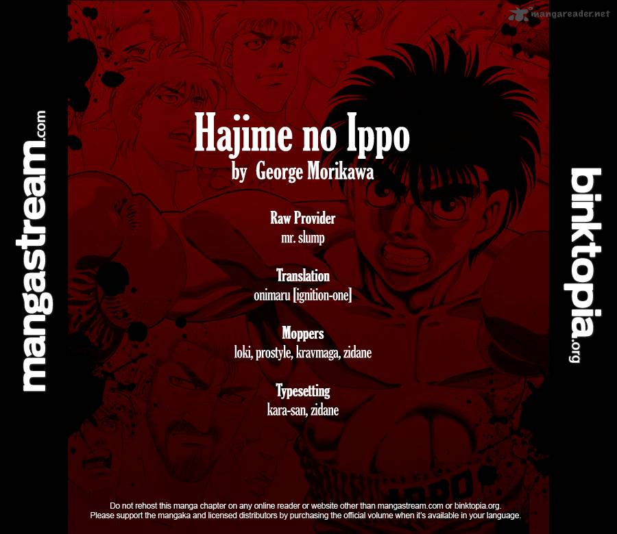 Read HAJIME NO IPPO EN Manga Online