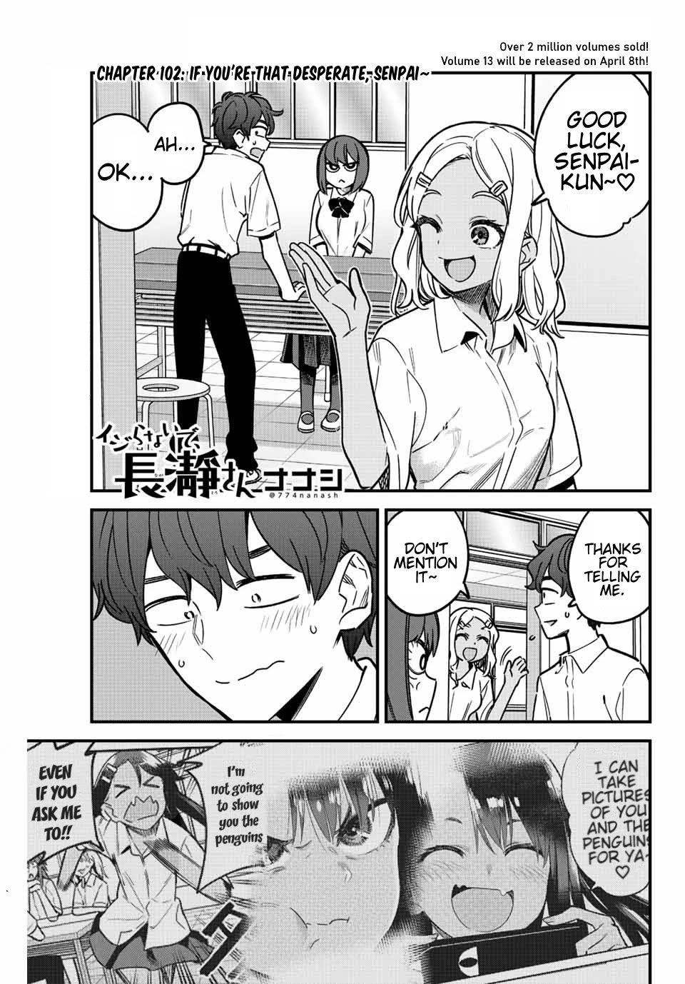 Read Please Don’t Bully Me, Nagatoro EN Manga Online