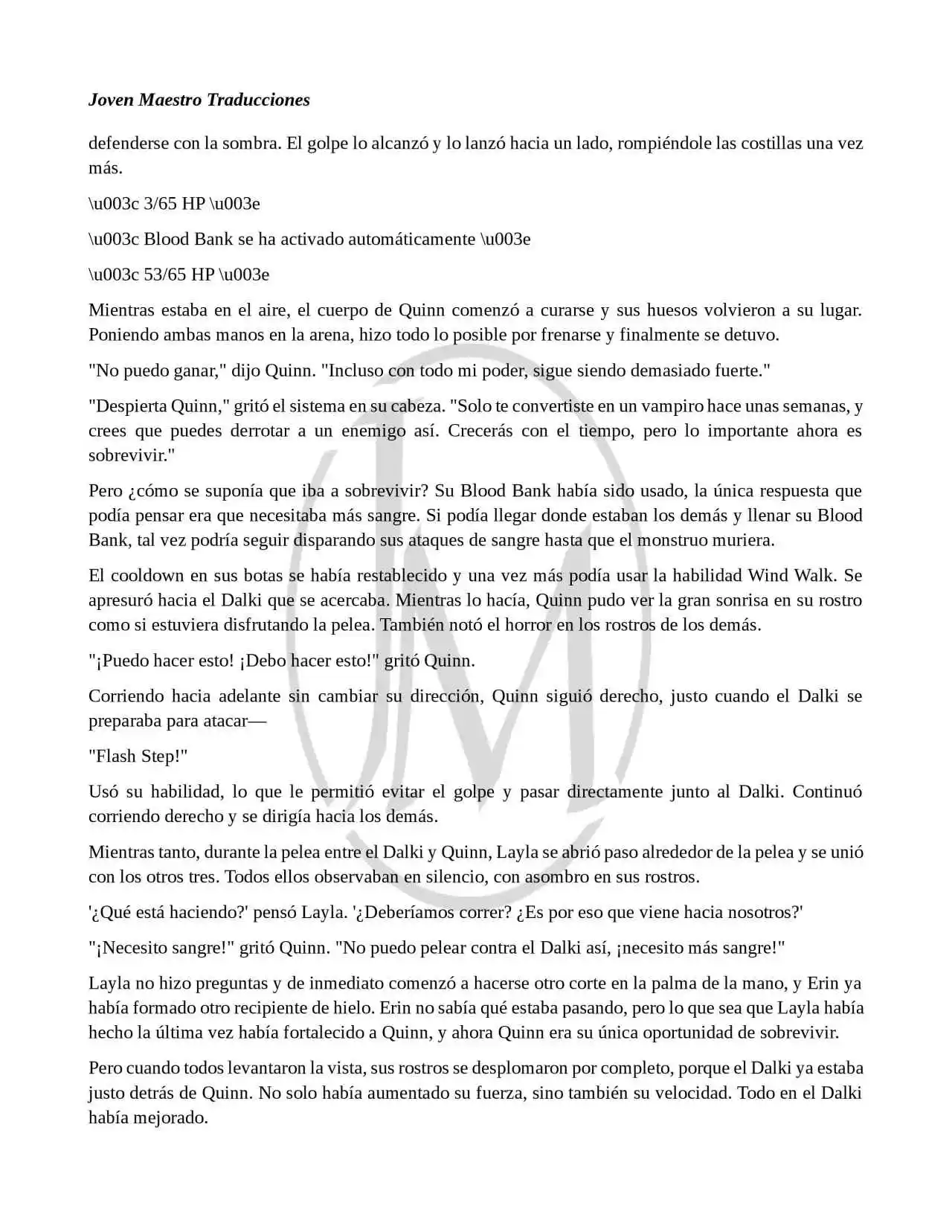 Read My Vampire System (Novela) ES Manga Online