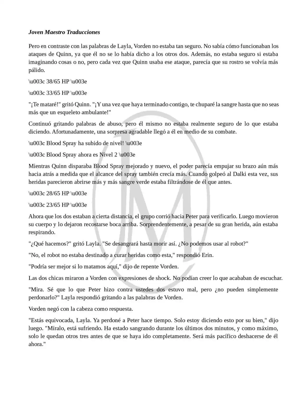 Read My Vampire System (Novela) ES Manga Online