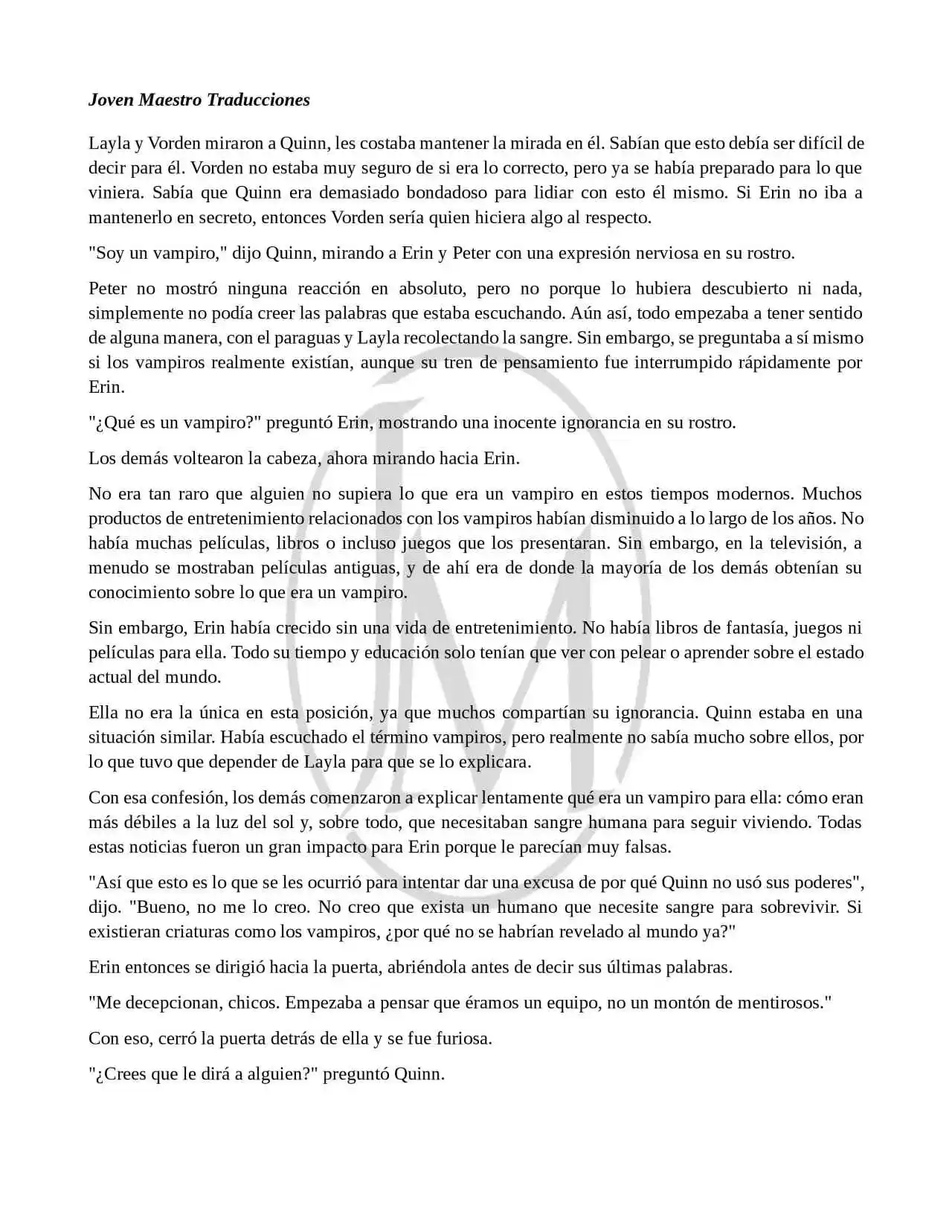 Read My Vampire System (Novela) ES Manga Online