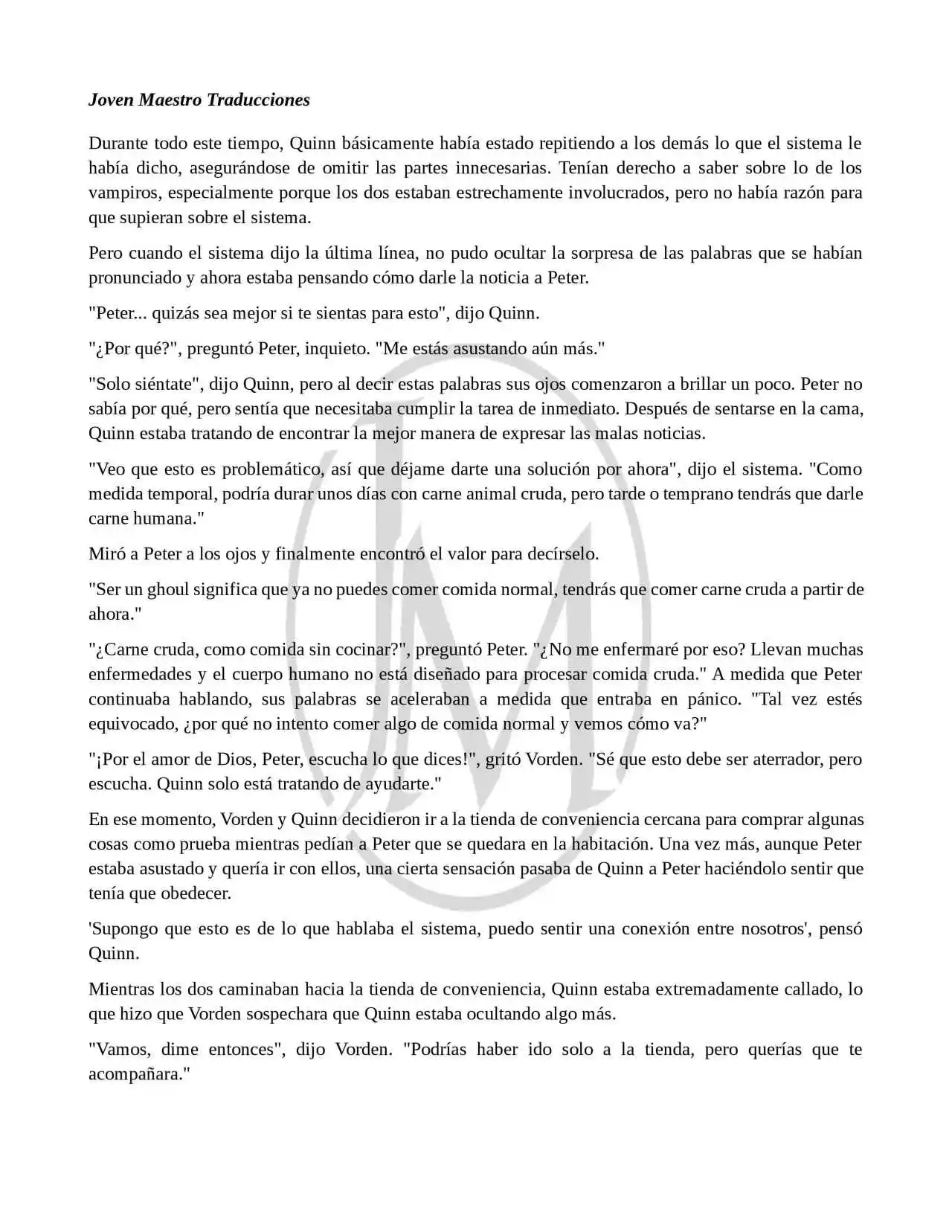 Read My Vampire System (Novela) ES Manga Online