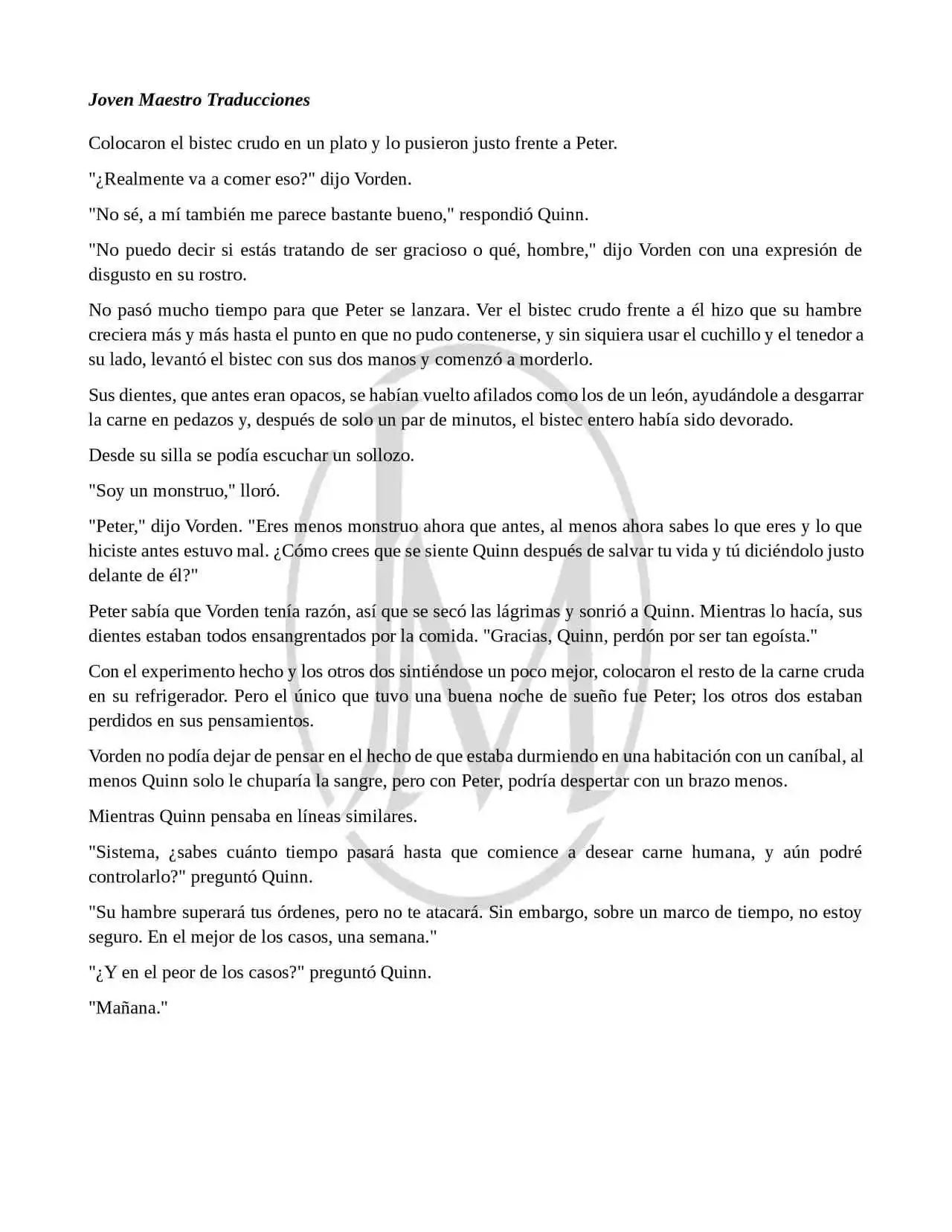 Read My Vampire System (Novela) ES Manga Online