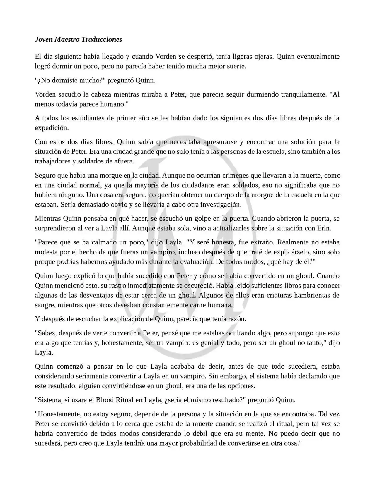 Read My Vampire System (Novela) ES Manga Online