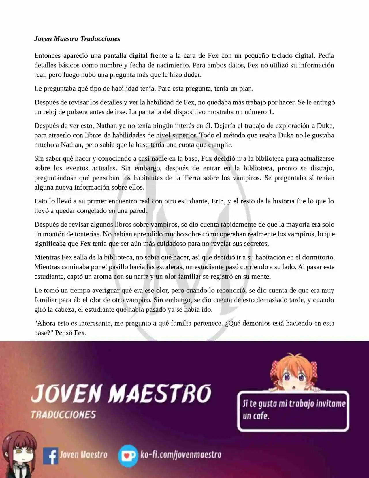 Read My Vampire System (Novela) ES Manga Online