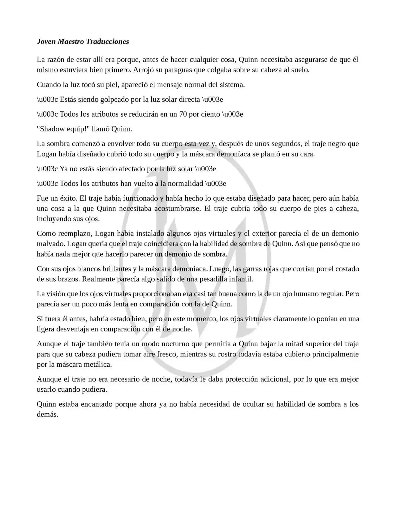 Read My Vampire System (Novela) ES Manga Online