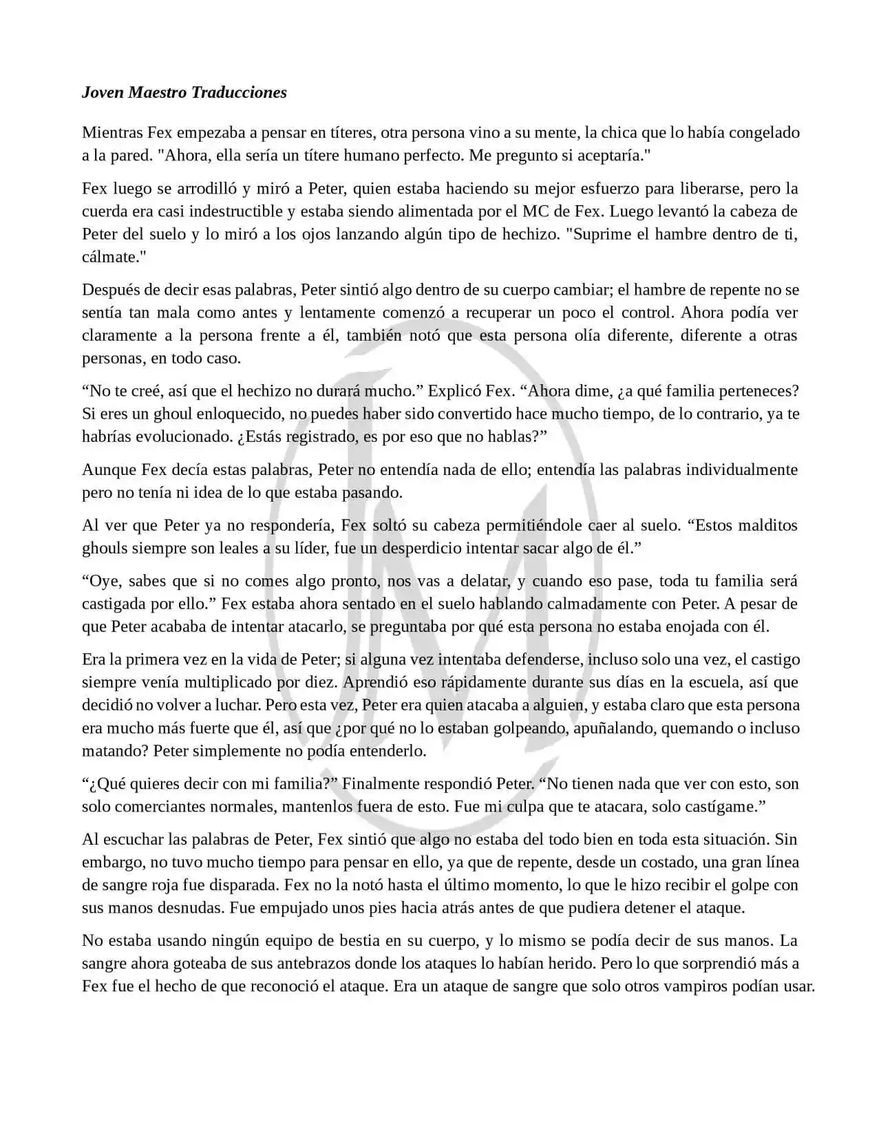 Read My Vampire System (Novela) ES Manga Online