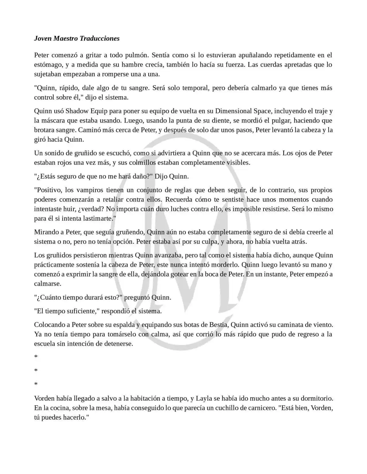 Read My Vampire System (Novela) ES Manga Online