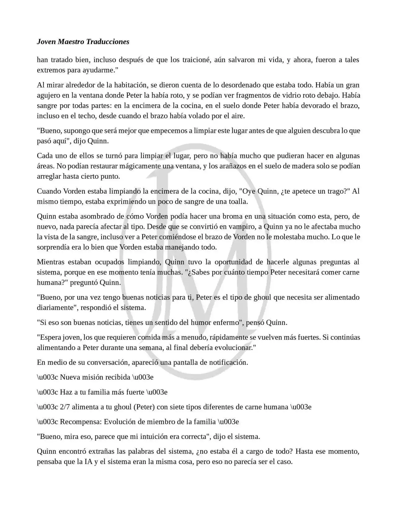 Read My Vampire System (Novela) ES Manga Online