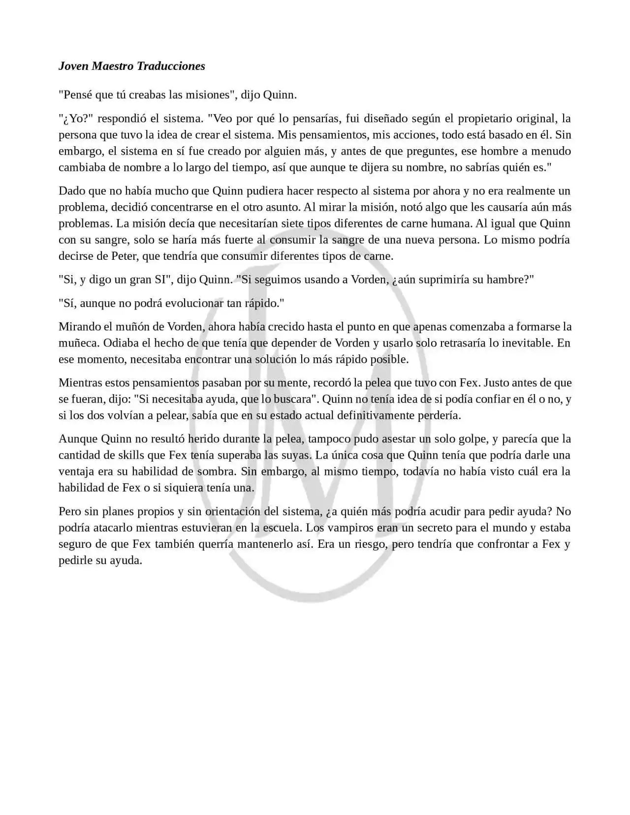 Read My Vampire System (Novela) ES Manga Online