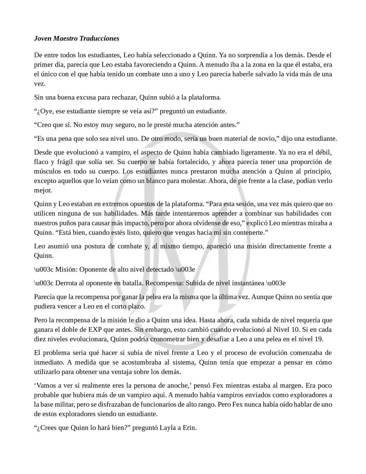 Read My Vampire System (Novela) ES Manga Online