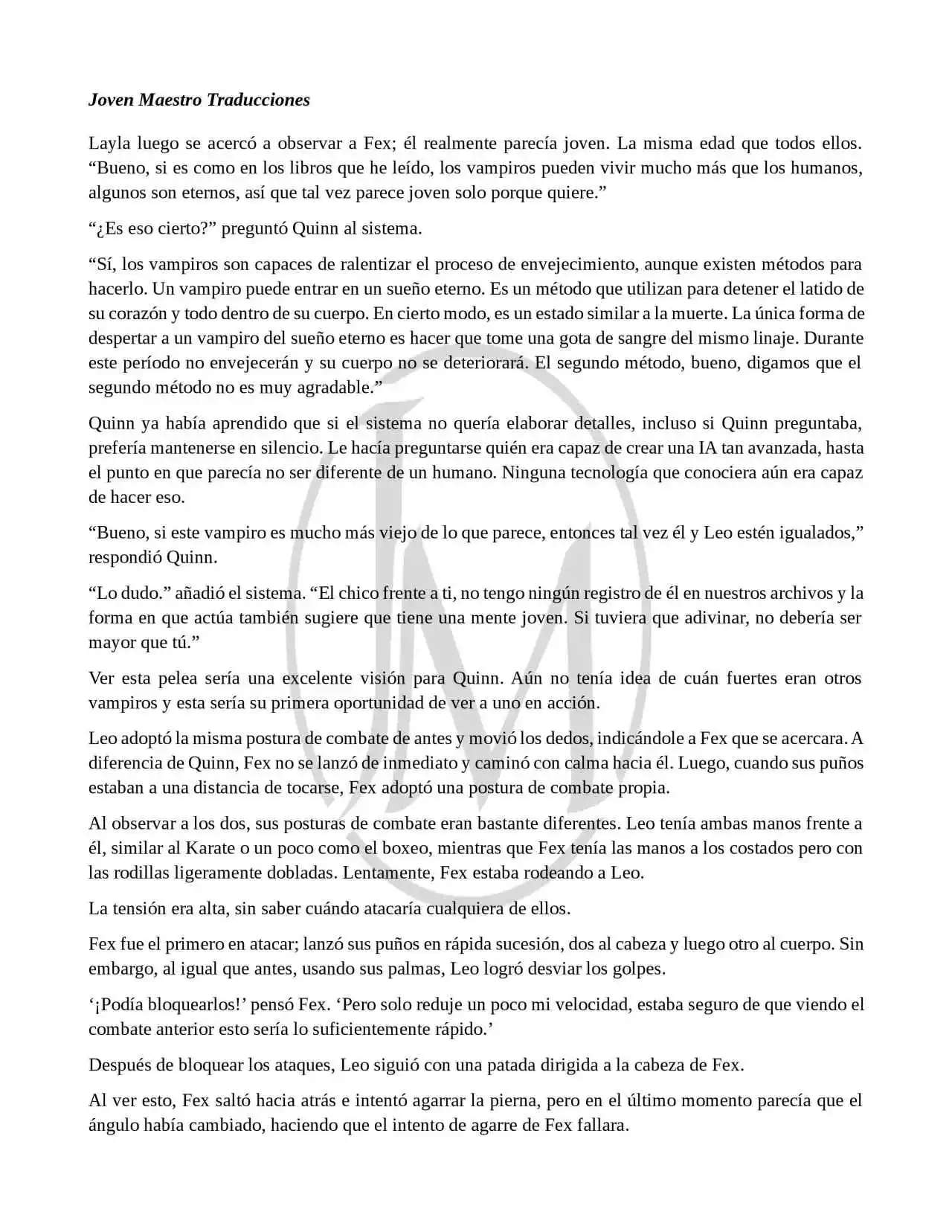 Read My Vampire System (Novela) ES Manga Online