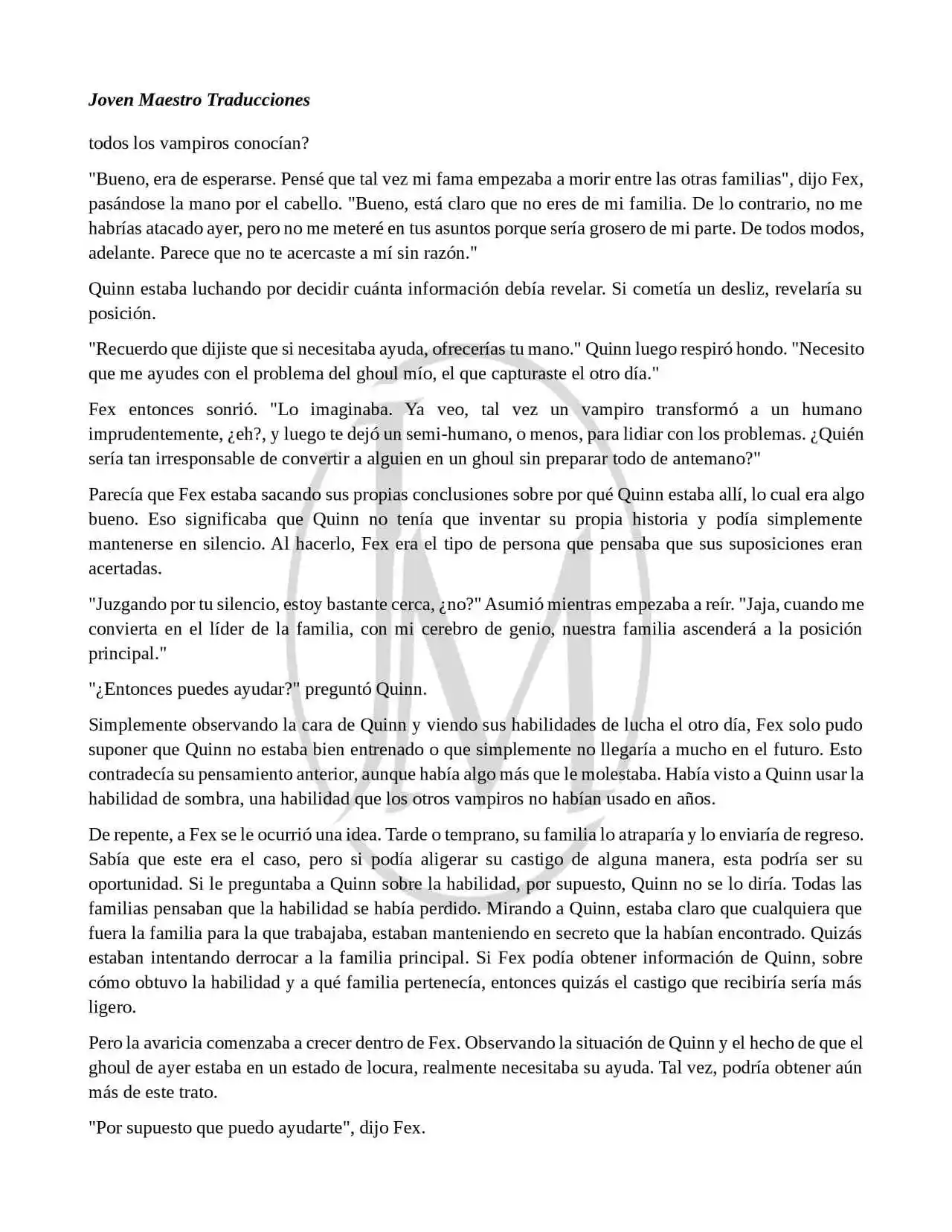 Read My Vampire System (Novela) ES Manga Online