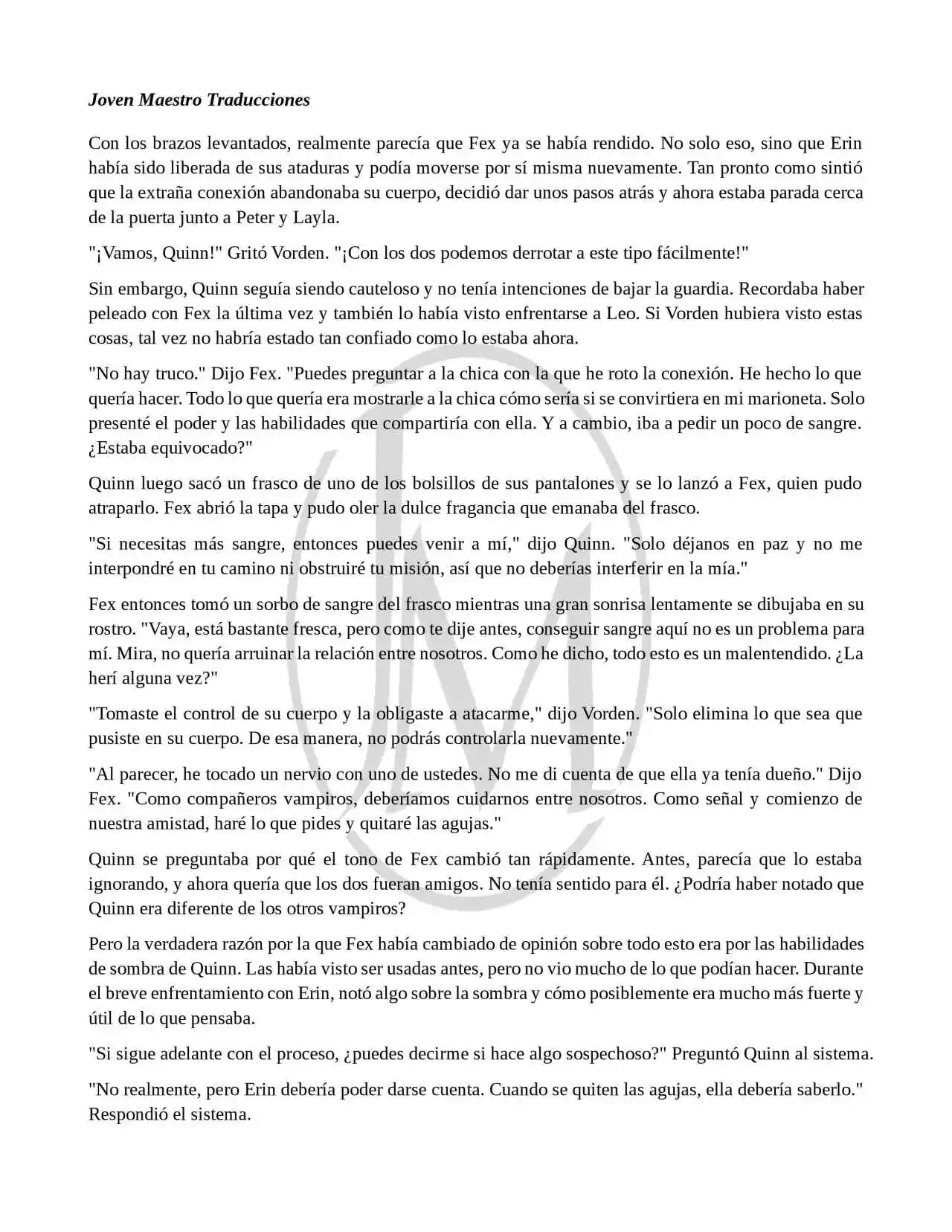 Read My Vampire System (Novela) ES Manga Online