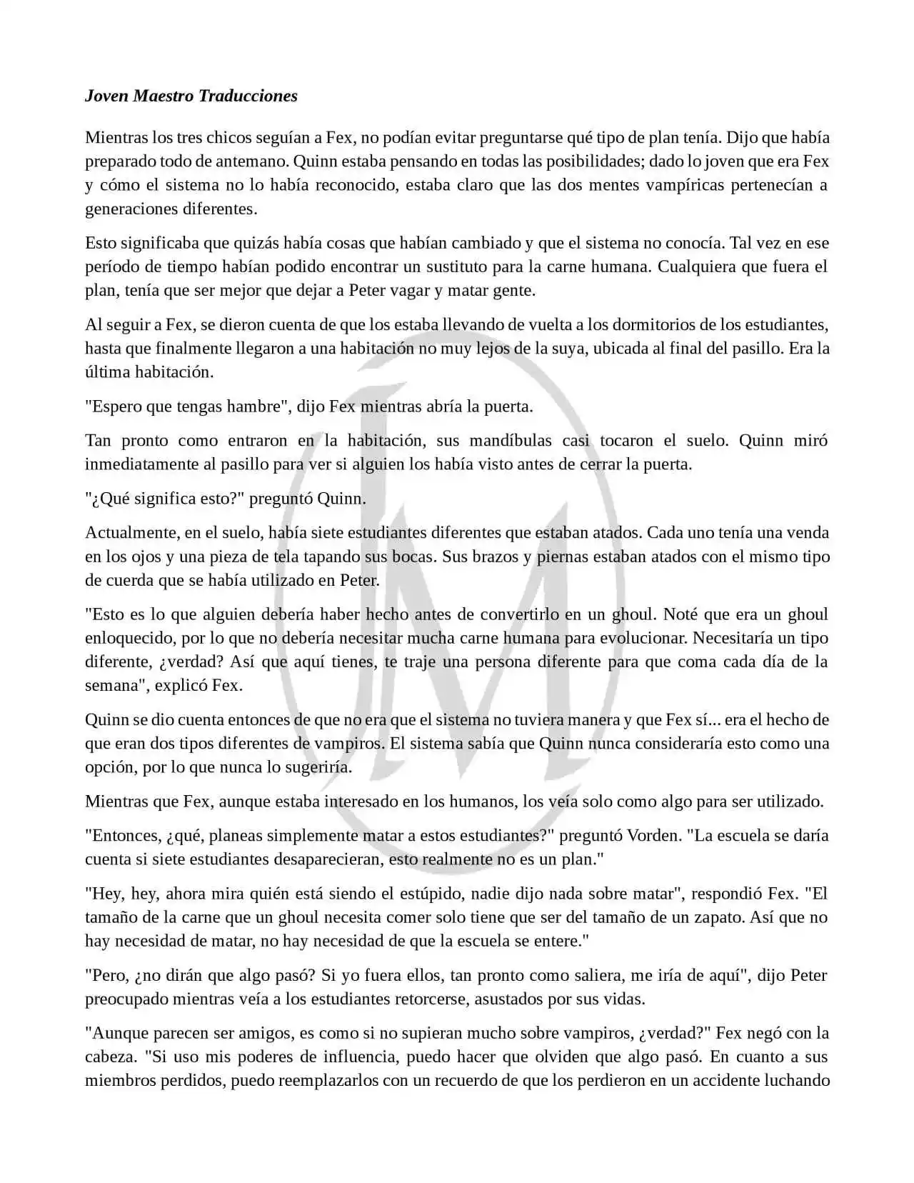 Read My Vampire System (Novela) ES Manga Online