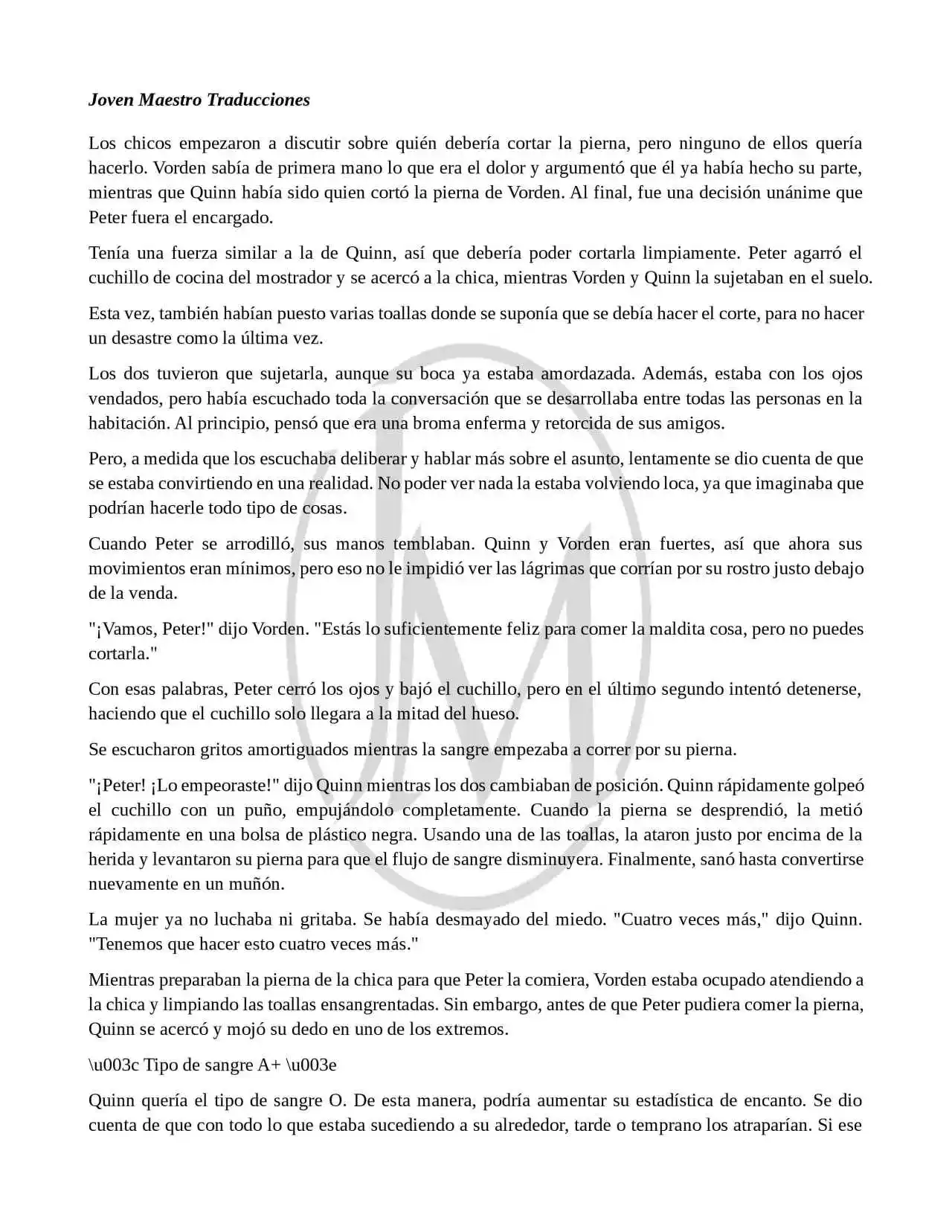 Read My Vampire System (Novela) ES Manga Online