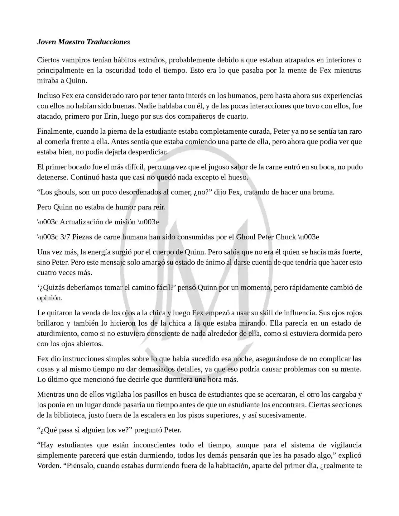 Read My Vampire System (Novela) ES Manga Online