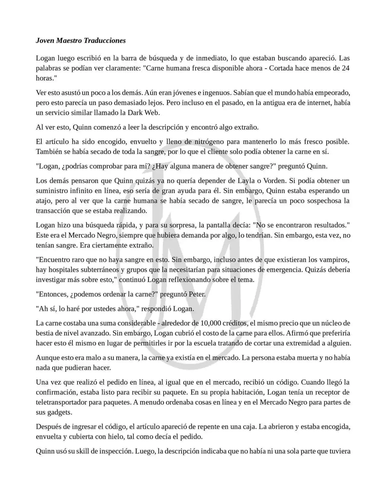 Read My Vampire System (Novela) ES Manga Online