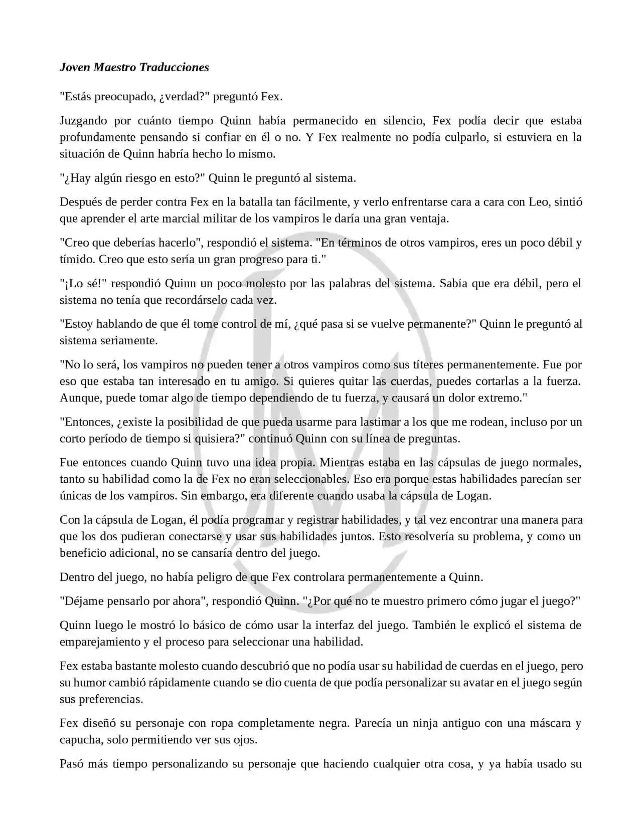 Read My Vampire System (Novela) ES Manga Online