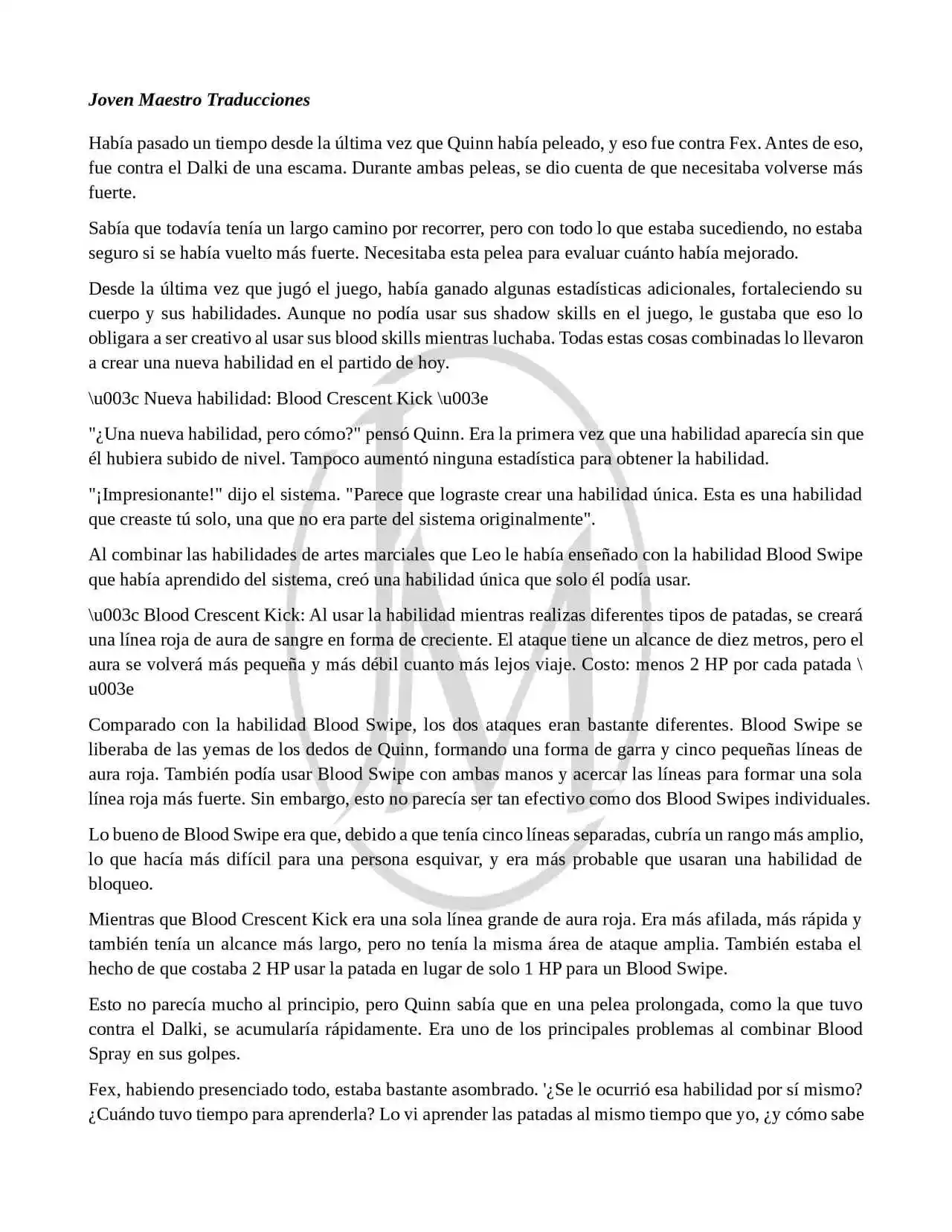 Read My Vampire System (Novela) ES Manga Online