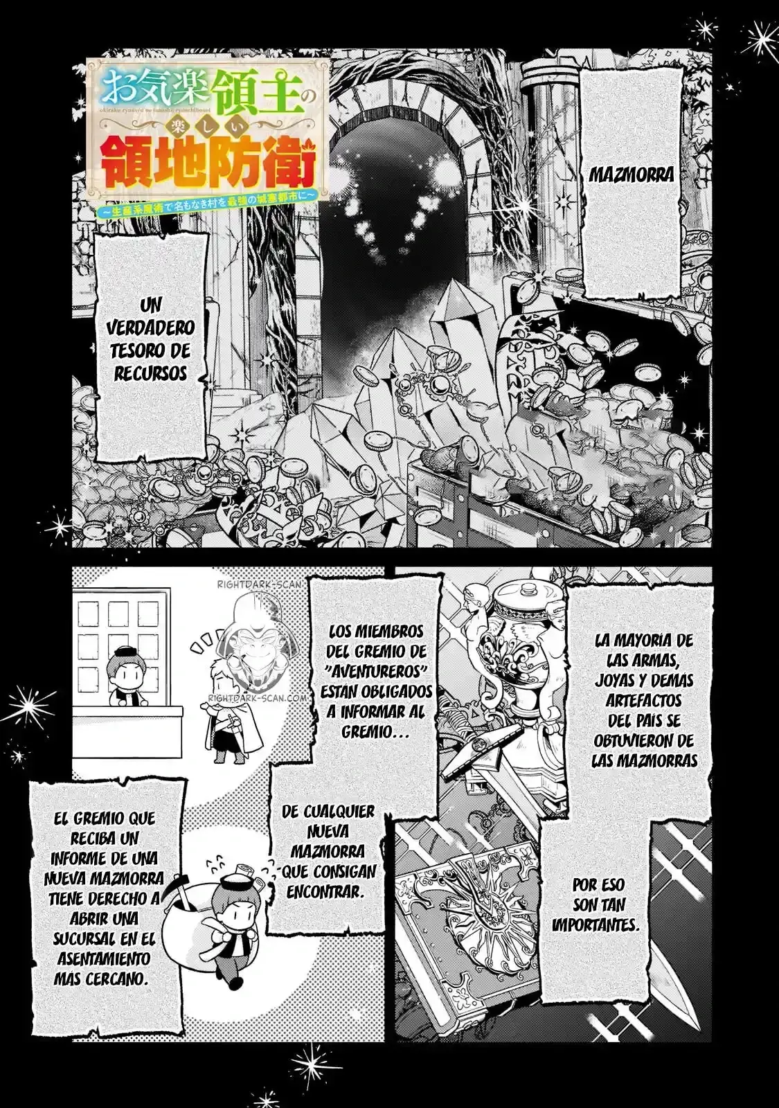Read Okiraku Ryoushu no Tanoshii Ryouchi Bouei ES Manga Online