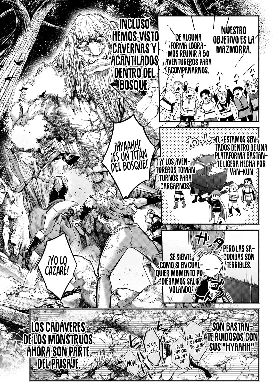 Read Okiraku Ryoushu no Tanoshii Ryouchi Bouei ES Manga Online