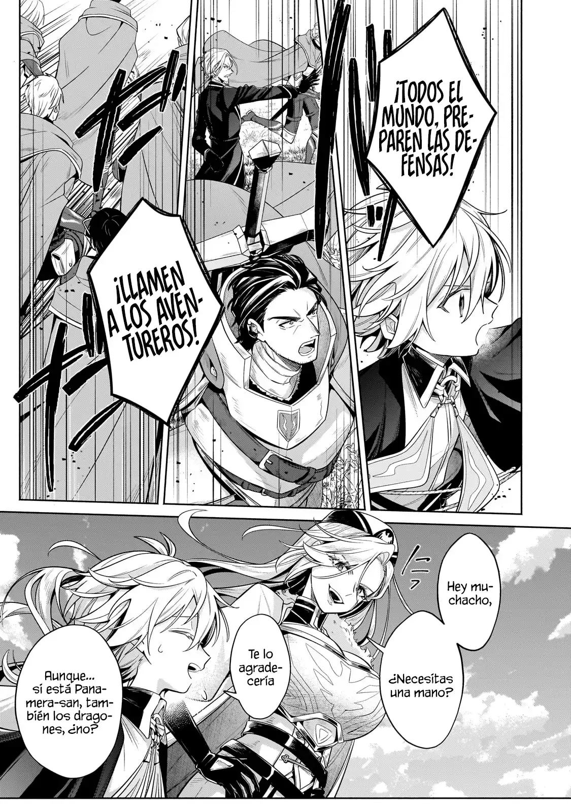 Read Okiraku Ryoushu no Tanoshii Ryouchi Bouei ES Manga Online