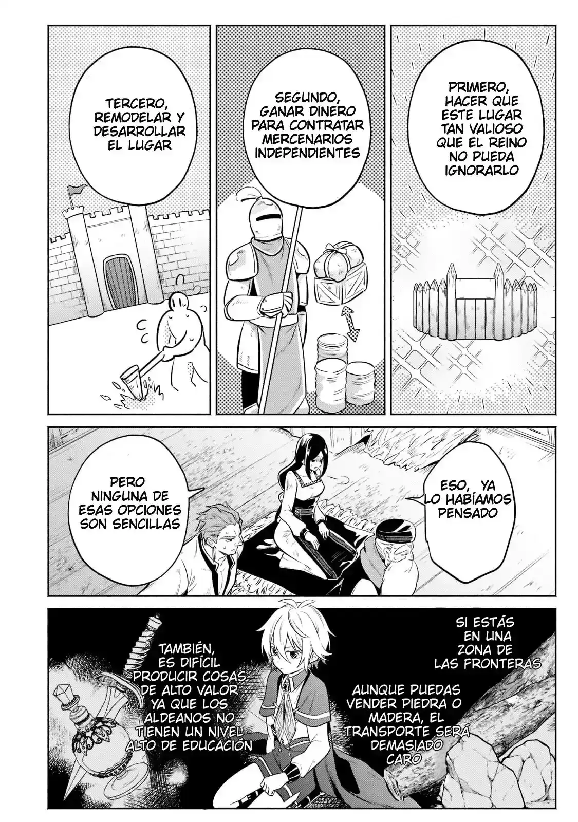 Read Okiraku Ryoushu no Tanoshii Ryouchi Bouei ES Manga Online