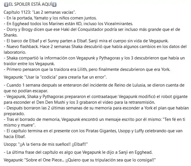 Read One Piece ES Manga Online