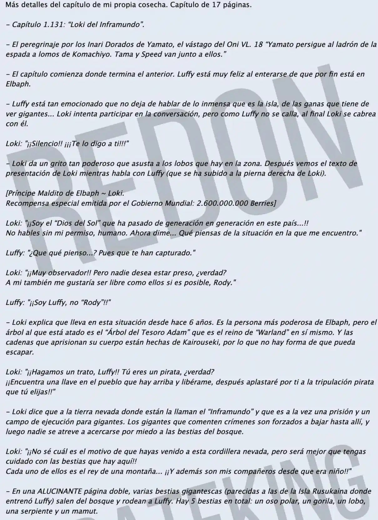 Read One Piece ES Manga Online