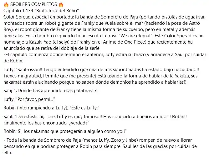 Read One Piece ES Manga Online