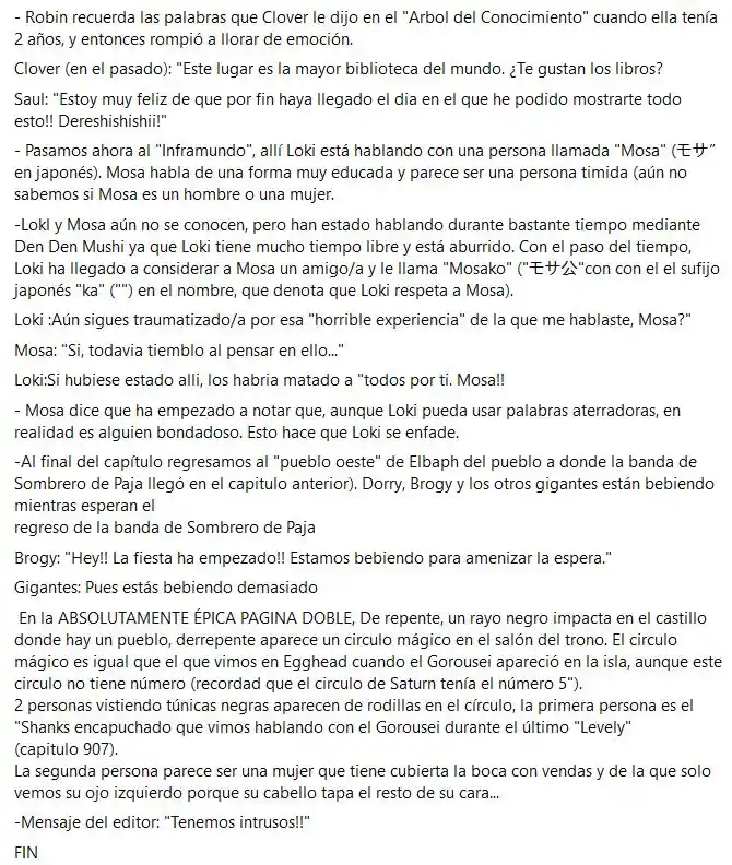 Read One Piece ES Manga Online