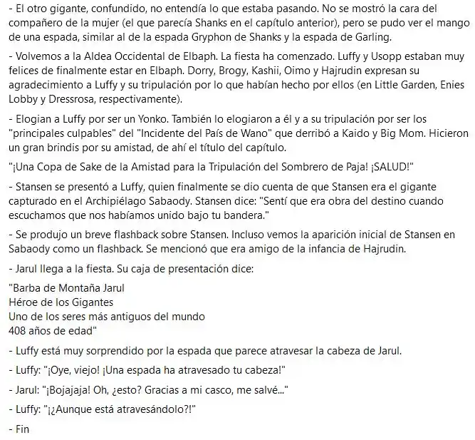 Read One Piece ES Manga Online