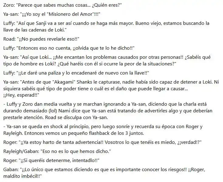 Read One Piece ES Manga Online