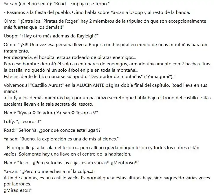 Read One Piece ES Manga Online