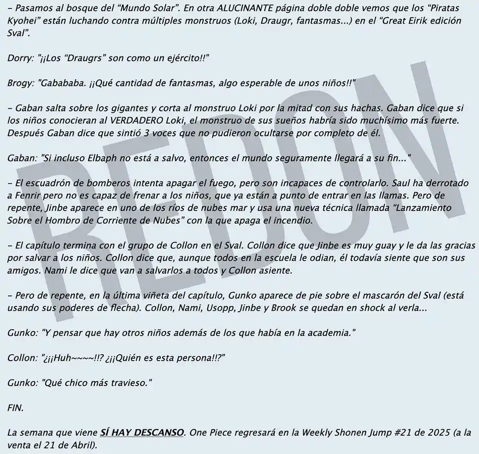 Read One Piece ES Manga Online