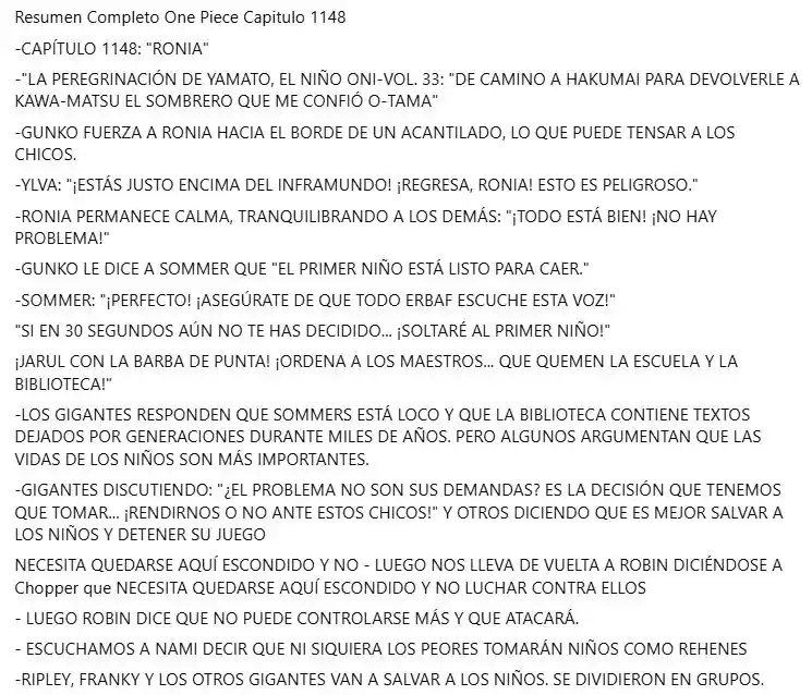 Read One Piece ES Manga Online