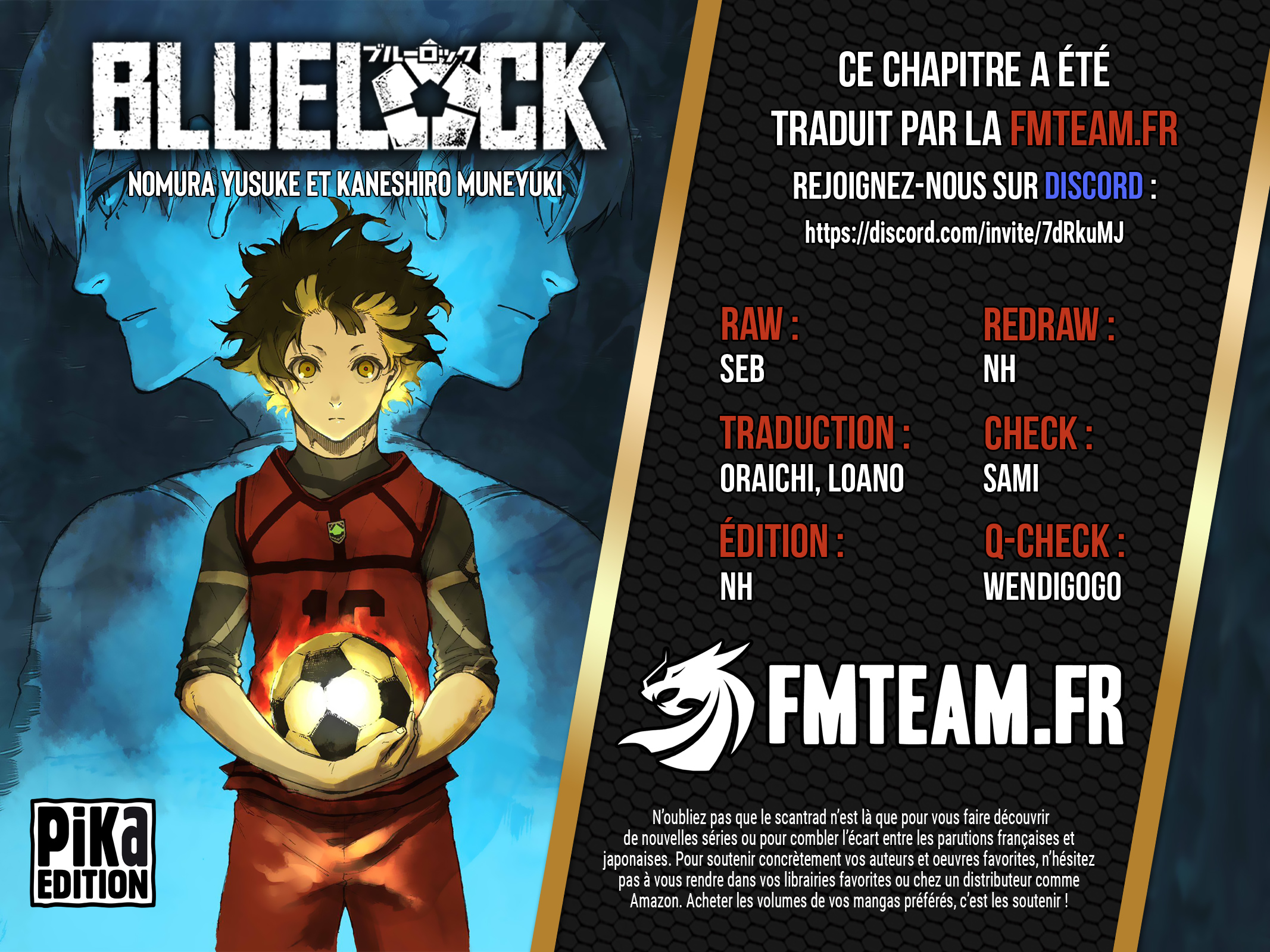Read Blue Lock FR Manga Online