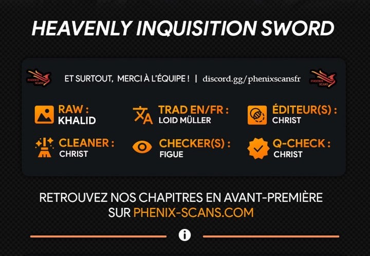 Read Heavenly Inquisition Sword FR Manga Online