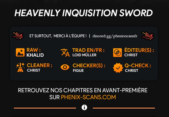 Read Heavenly Inquisition Sword FR Manga Online